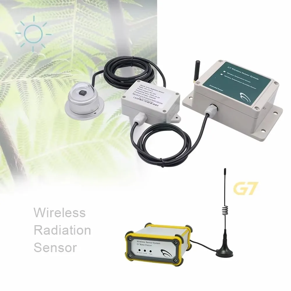 Agricultural Wireless Radiation Sensor Plant Growth Light Detector Tester Measurement Analyzer