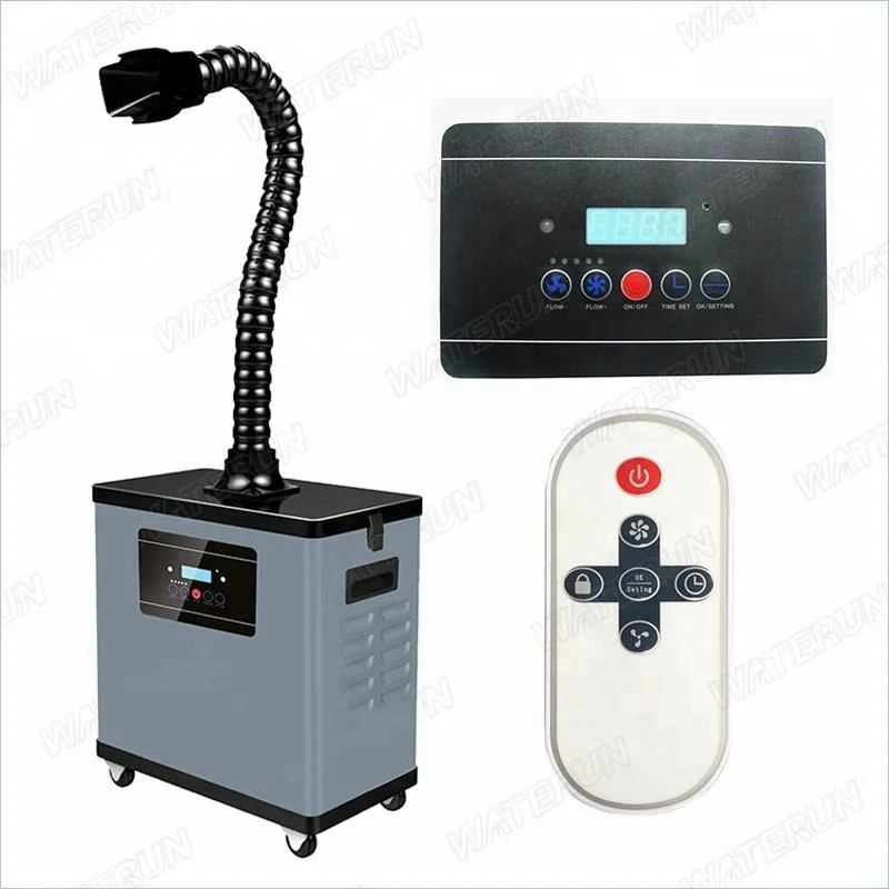 

Factory-Sold New Used Digital Display Soldering Fume Extractor Remote Control For Laboratory Retail Home Use Core Motor Included