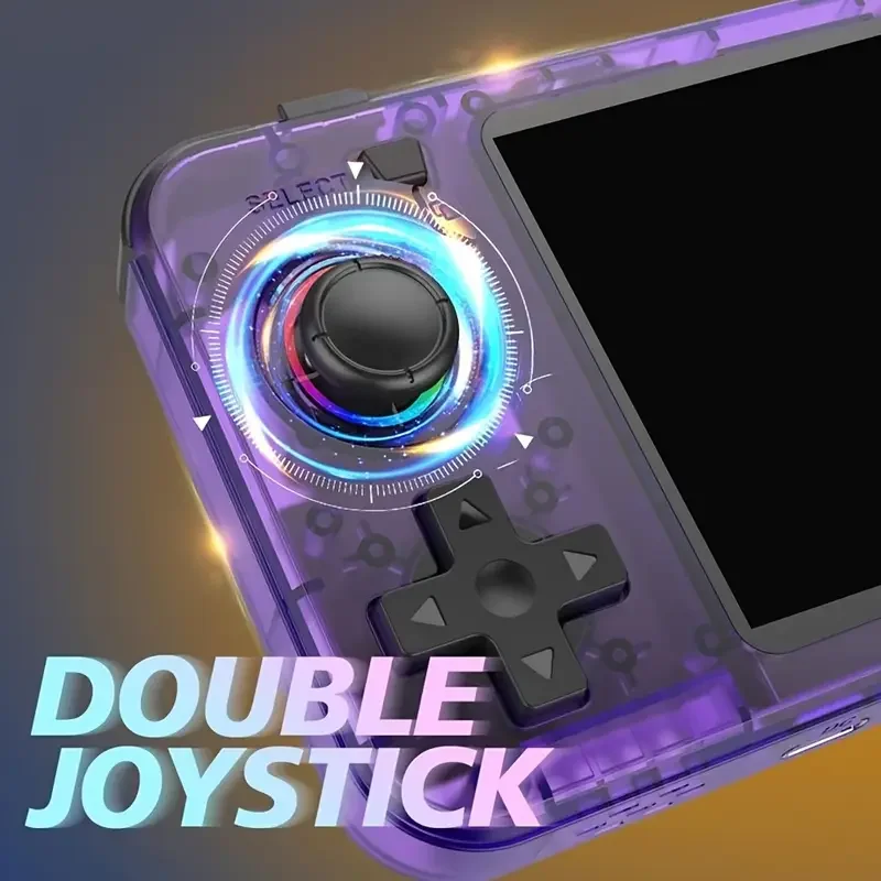 R36H ريترو وحدة تحكم محمولة مفتوحة المصدر نظام لينكس وحدات تحكم الألعاب الكلاسيكية 3.5 بوصة IPS شاشة مشغل فيديو محمول #3