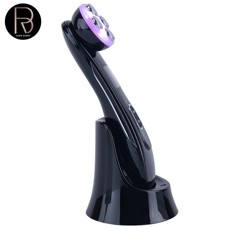 2025 Radio Frequency Face Lifting Machine EMS Micro-current Facial Skin Firm Massager LED Photon Rejuvenation Beauty Device USB