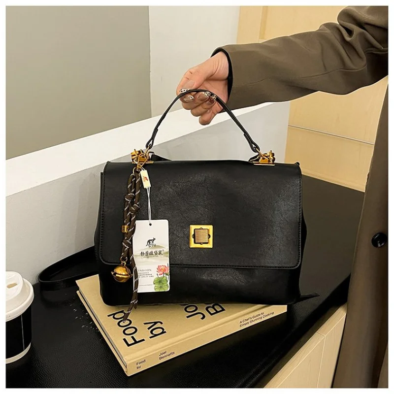 

Vintage Inspired Structured Purse Women Designer Leather Box Bag With Clean Lines And Architectural Interest