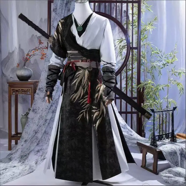 

Young Master Cosplay Costume Men Women Traditional Wuxia Martial Hanfu Cool Boys Halloween Carnival Game Hero Cosplay Clothing