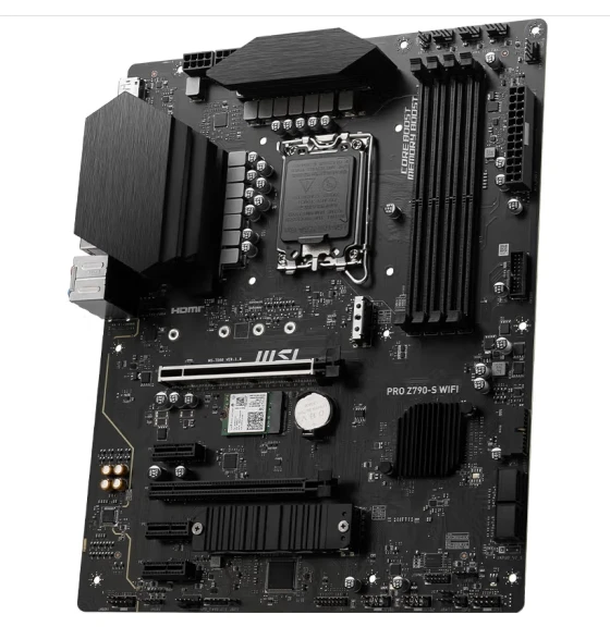 MSI Mainboard PRO Z790 -S WIFI DDR5 Computer Motherboard Support CPU12600KF/13700KF/13600KF (Intel Z790 /LGA 1700)