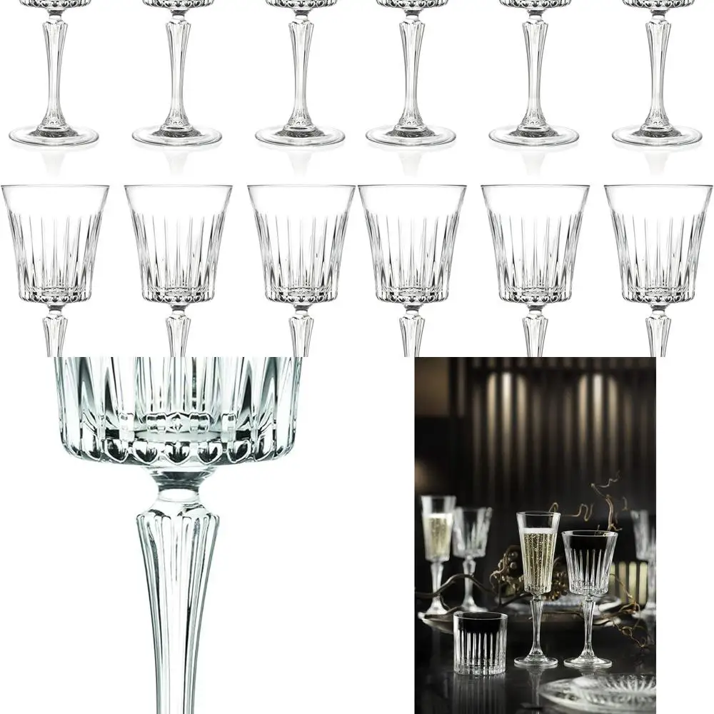 

Изысканный набор из 6 бокалов для вина на ножке, 200 мл, дизайн европейского производства