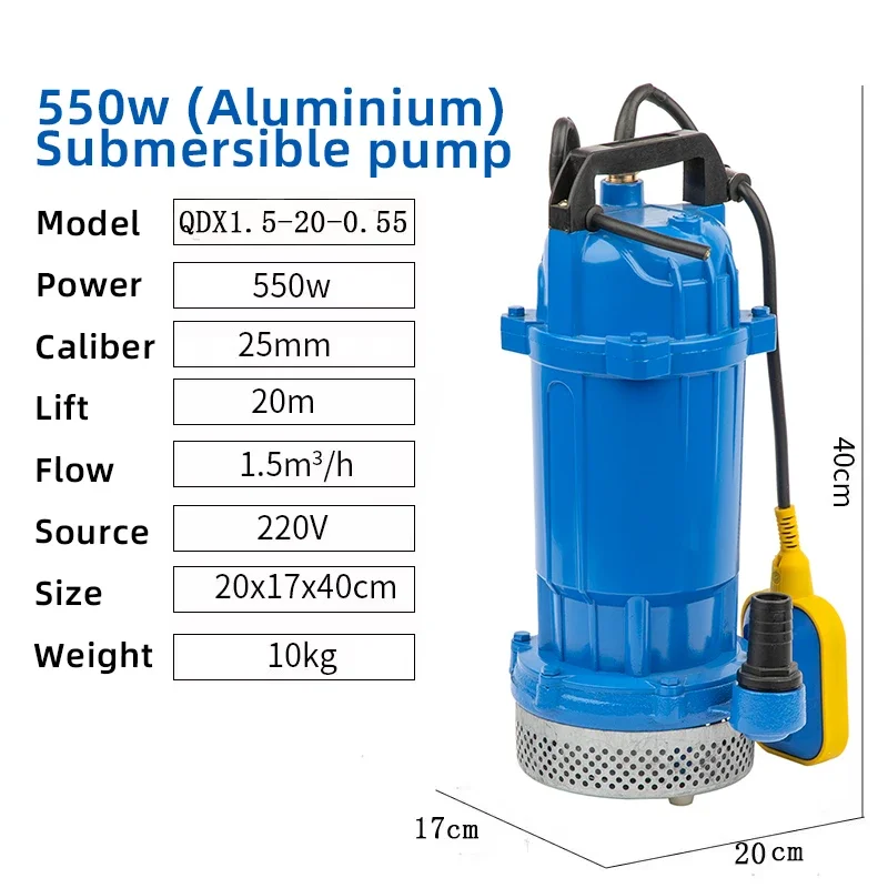 Portable 15kw 20hp high-quality new dehydration submersible pump