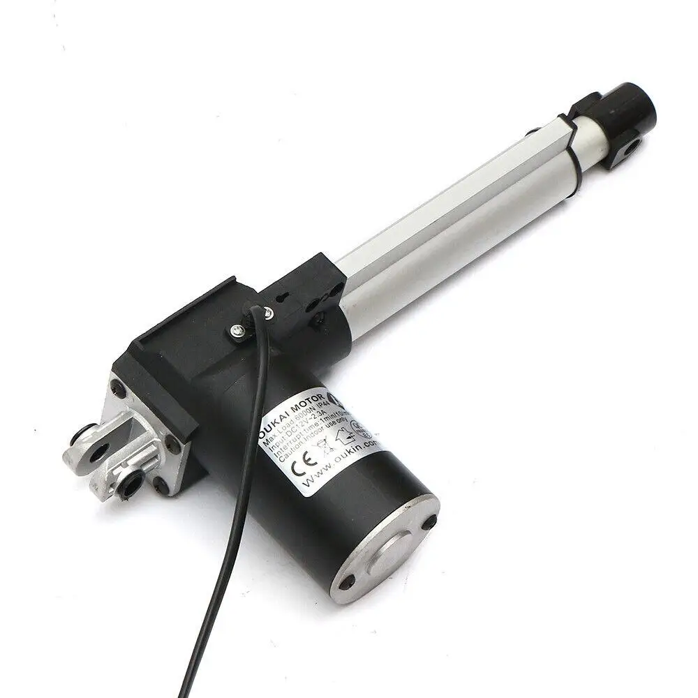 

20" Electric Stroke Linear Actuator 6000N 1320LBS Max Lift 12V DC Motor 5mm/s US