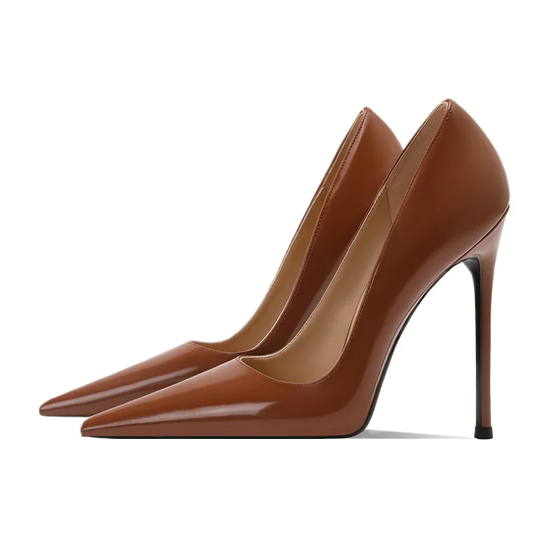 

Весенне-осенние модные женские туфли-лодочки с острым носком, на тонком каблуке, сексуальные, на очень высоком каблуке, профессиональные