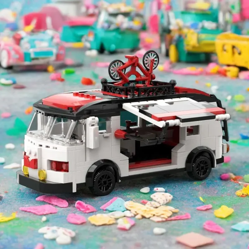 

255PCS MOC Camper Building Blocks Set, Unique Design, Creative DIY, Fun For Kids & Adults, Travel Model