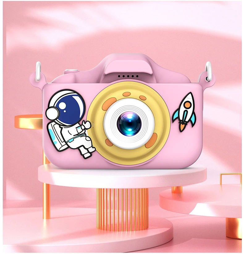 Kids Cartoon Camera Mini Camera Toy Parent-Child Interaction Outdoor Photography Record Life Toy Camera Kids Birthday Gifts Toys