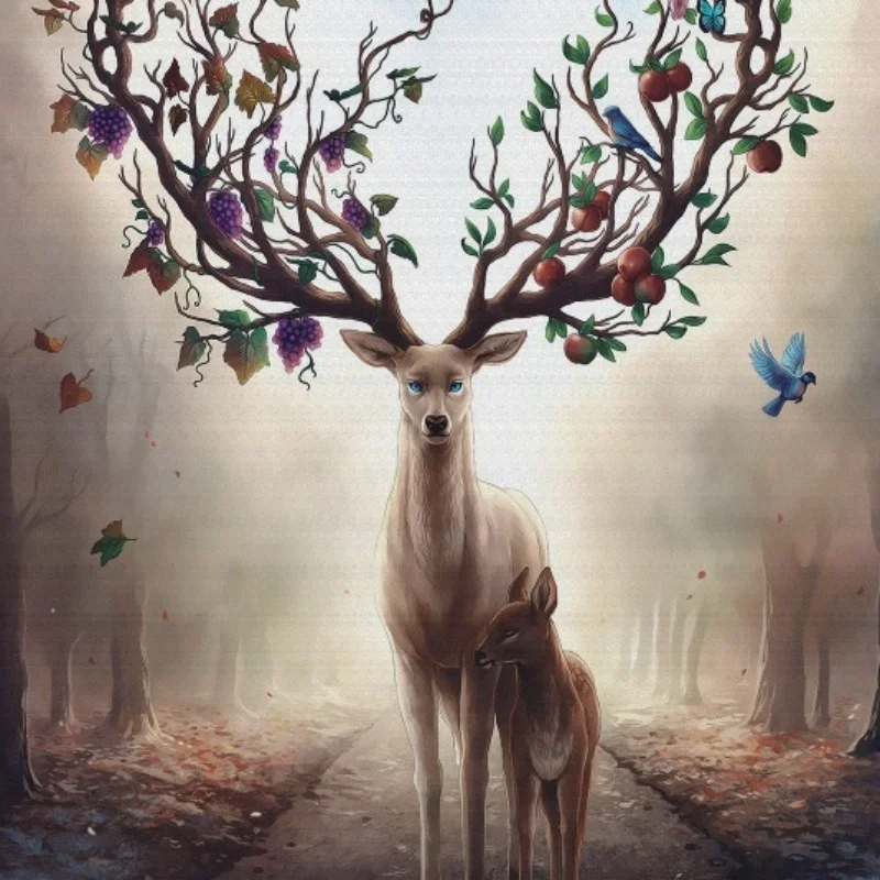 

150 шт. мини-пазл с тестовыми трубками, Серия животных, олень, игрушки-фиджеты, знаменитая картина, пазл для семейной игры Aldult, развивающая игрушка