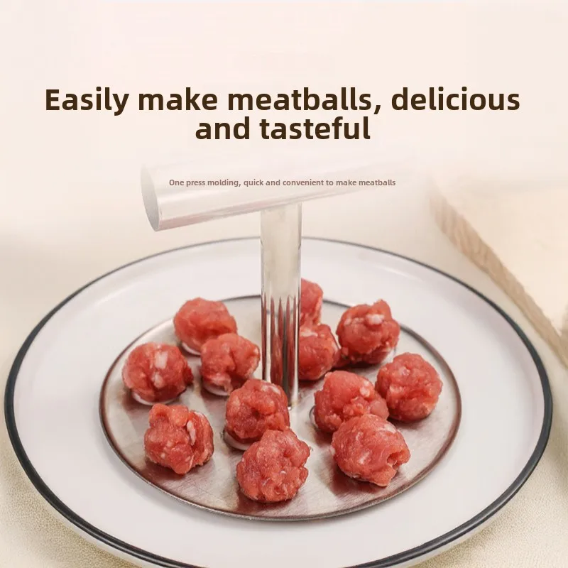 Creative Household Hand Pressed Meatball Machine Large Size 12 Wells Stainless Steel Press Meatball Maker Mould Kitchen Tools