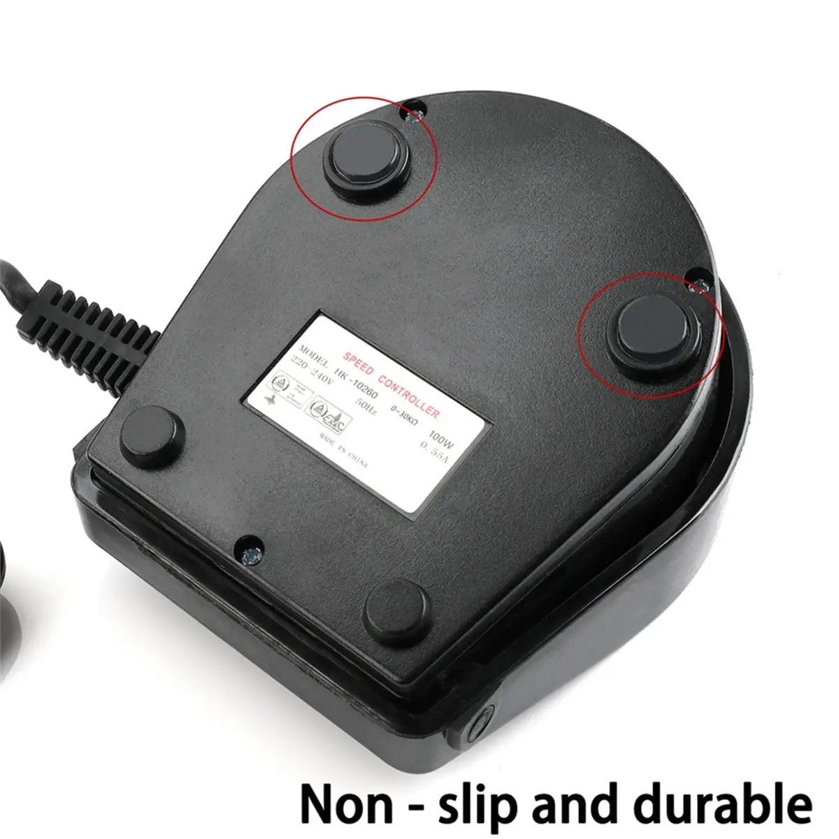 110V US Plug Universal Sewing Machine Foot Pedal -298 with Power Cord