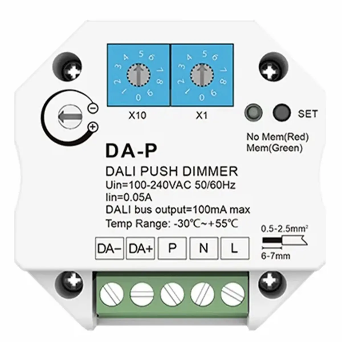 Da-P Compact Dimmer Controller with Memory Function for Enhanced Lighting Control