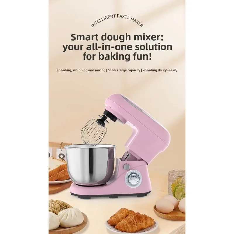 Stand Mixer Fully Automatic Egg Beater Dough Kneader Small Baking Mixing Machine