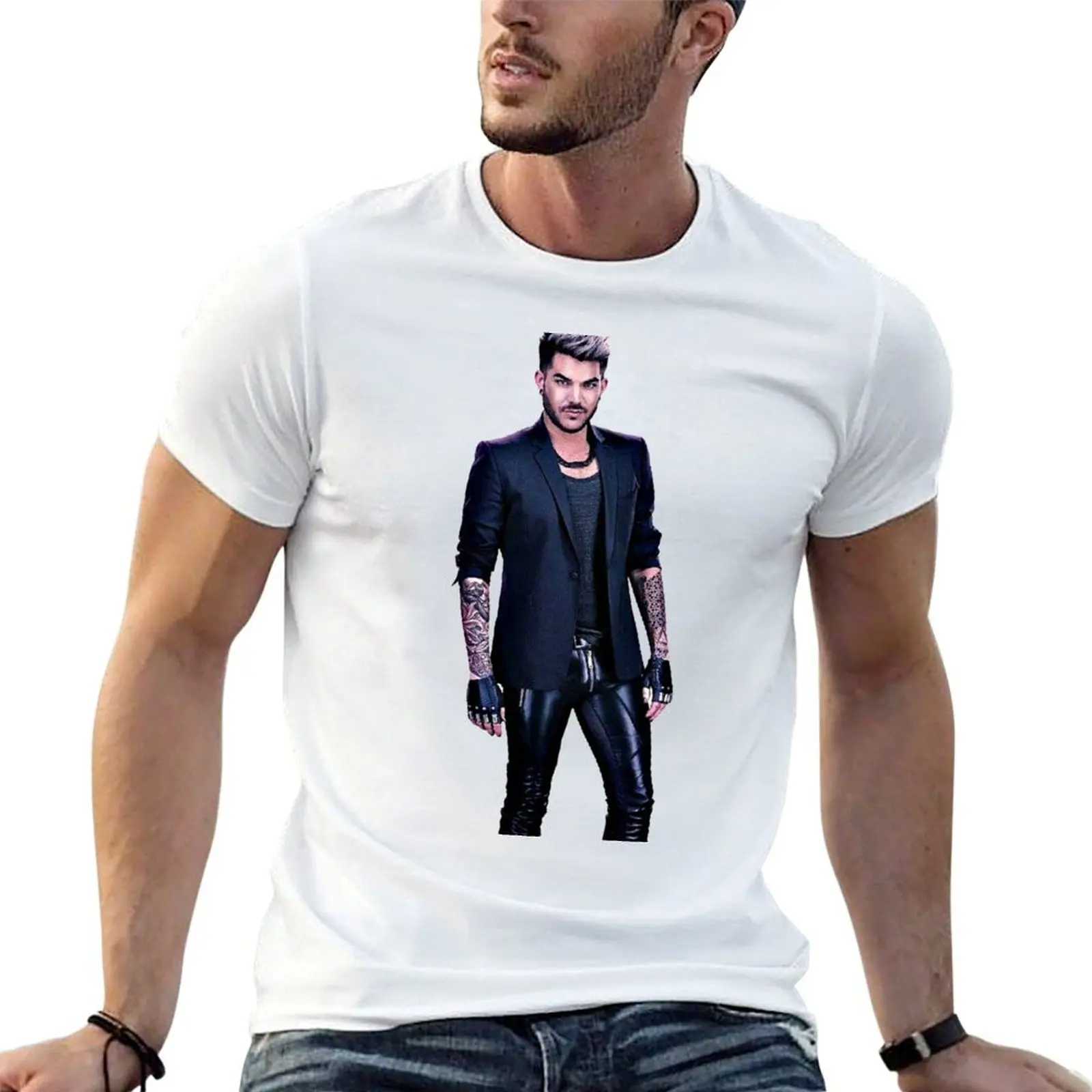 

Adam Lambert T-Shirt man t shirts cotton man t shirts graphic mens graphic t shirts T-shirt