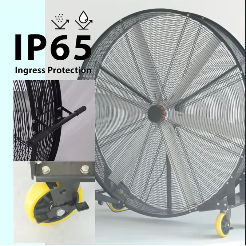 75 inch permanent magnet synchronous motor mobile spray fan frequency conversion energy saving industrial outdoor activities