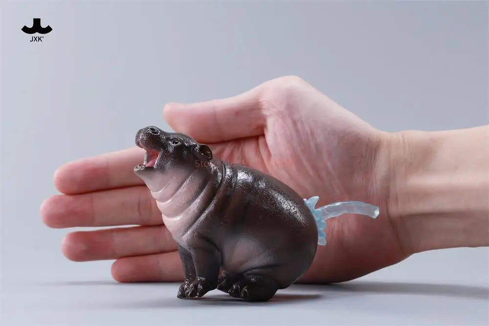 Na Stanie Jxk Hippo Moodeng 5.0 Model Zwierzęcia Ozdoba Lalka Zabawka Dekoracyjny Element Figurka Prezent