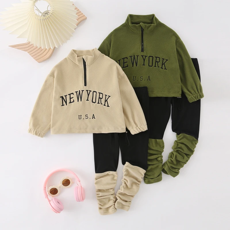 4 قطع أطفال إلكتروني طباعة هوديي السراويل مجموعة الخريف الشتاء ملابس رياضية كاجوال ملابس مريحة للأطفال أزياء اللعب #1