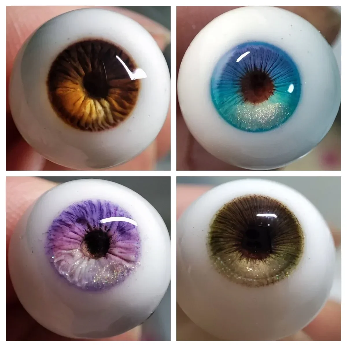 New Doll Eyes 10/12/14/16mm Plaster Eyeball Ob11 Bjd Eye Diy Girl Toys Fashion Dress Up Doll Accessories