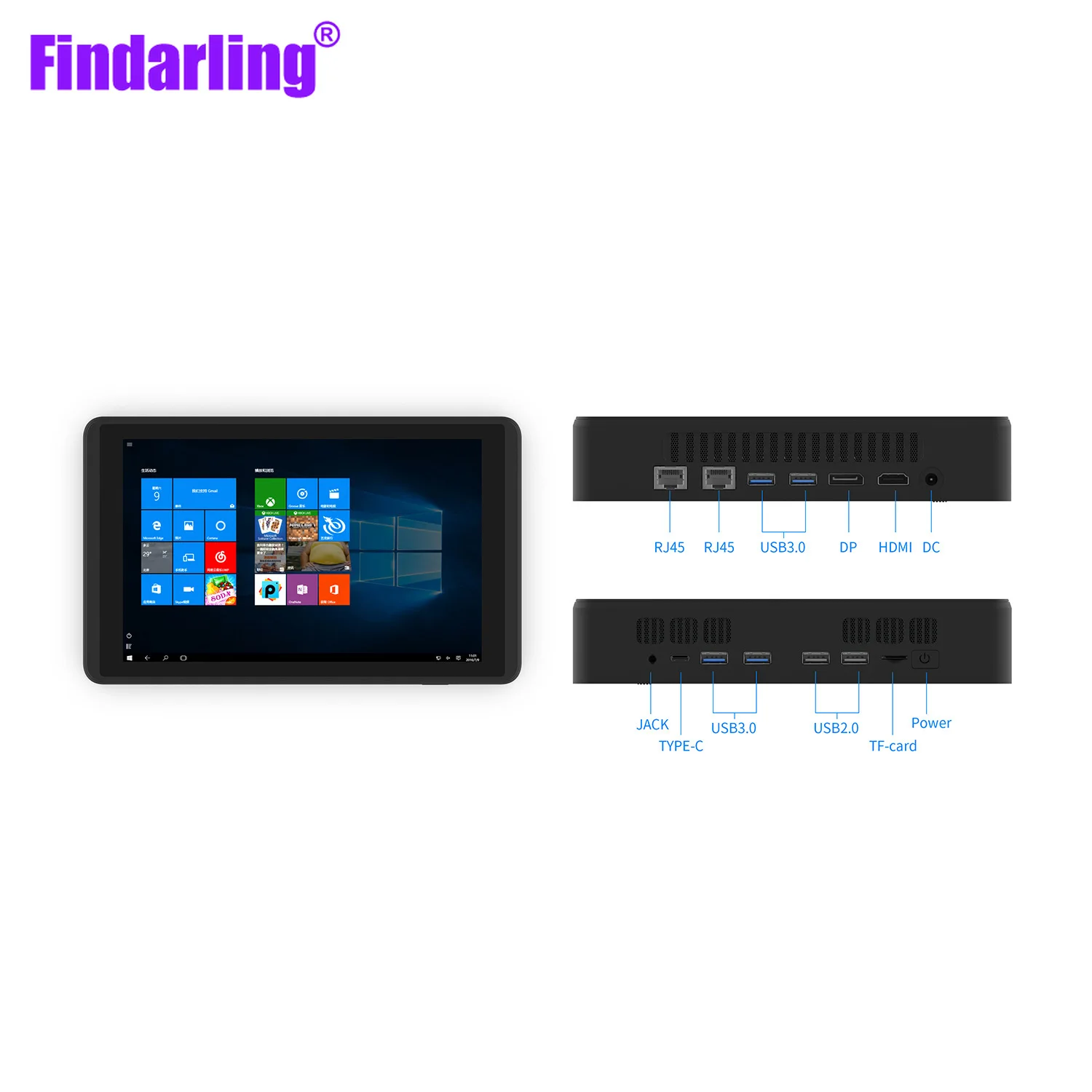 CPU Intel N95 Windows 11 mini pc con touch screen da 8 pollici DDR4 SSD WIFI6 tablet industriale mini pc computer all-in-one