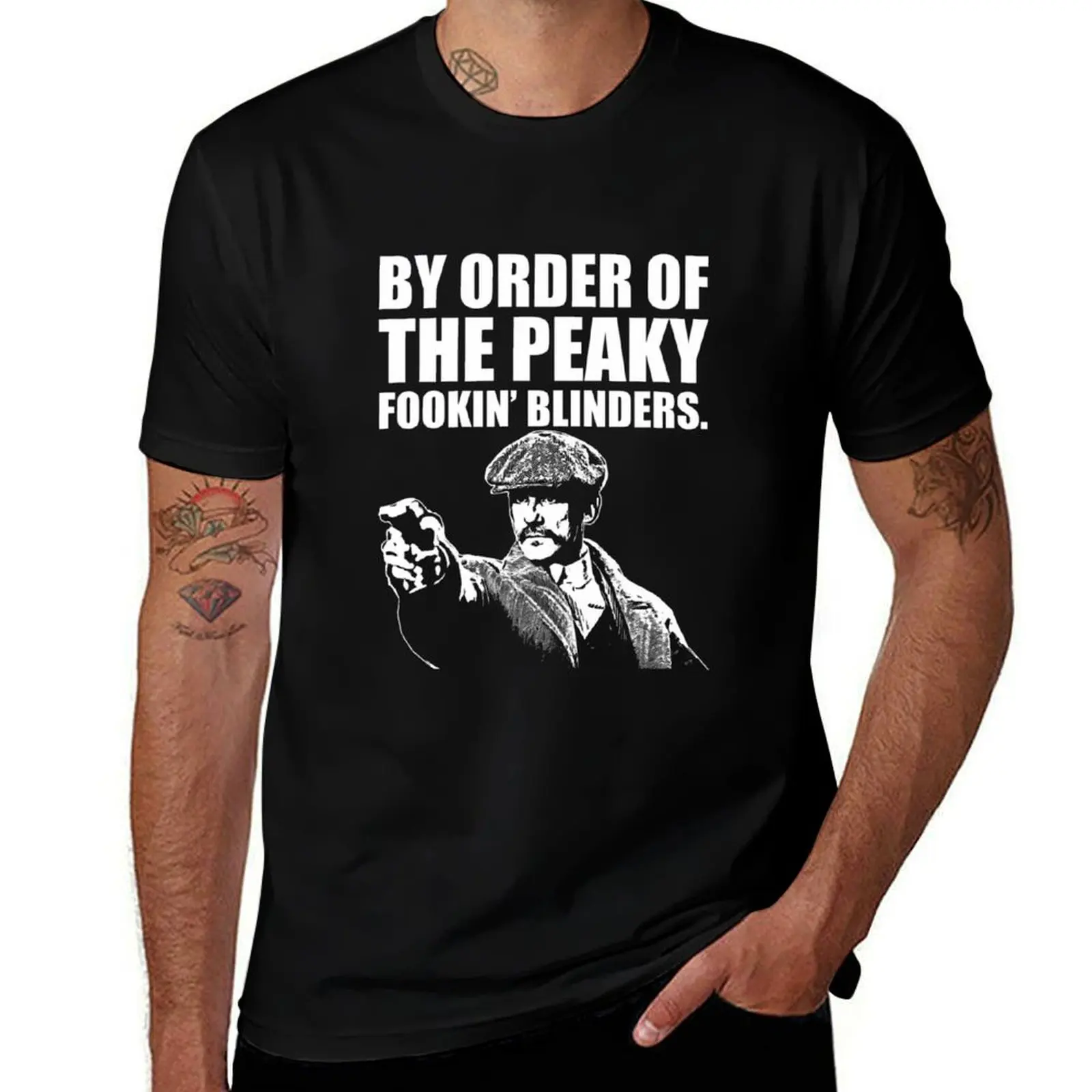 By Order of The Peaky fookin Blinders T-Shirt Casual Everyday Short Sleeve T-Shirt