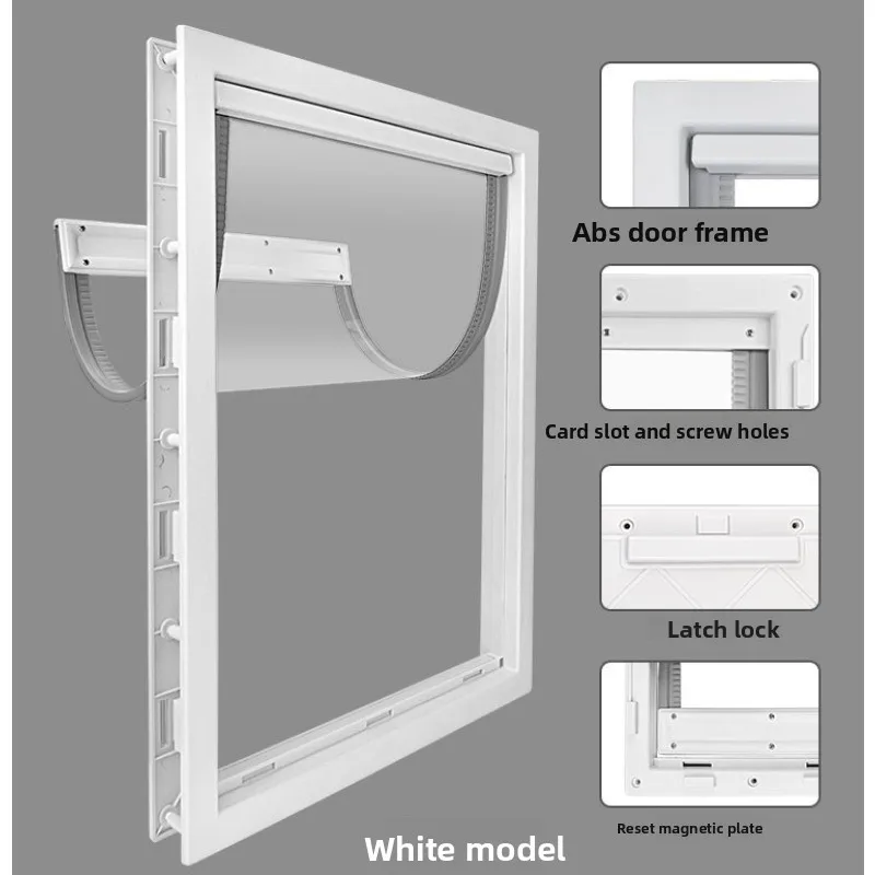 

New PVC large dog door pet door opening Golden Retriever Collie Rottweiler medium and large dogs enter and exit the door opening