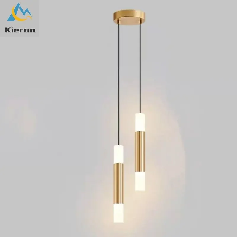 

Nordic Modern Crystal LED Chandelier Bedroom Study Restaurant Hotel Bedside Pendant Lamps Living Room Decoration Pendant Lights