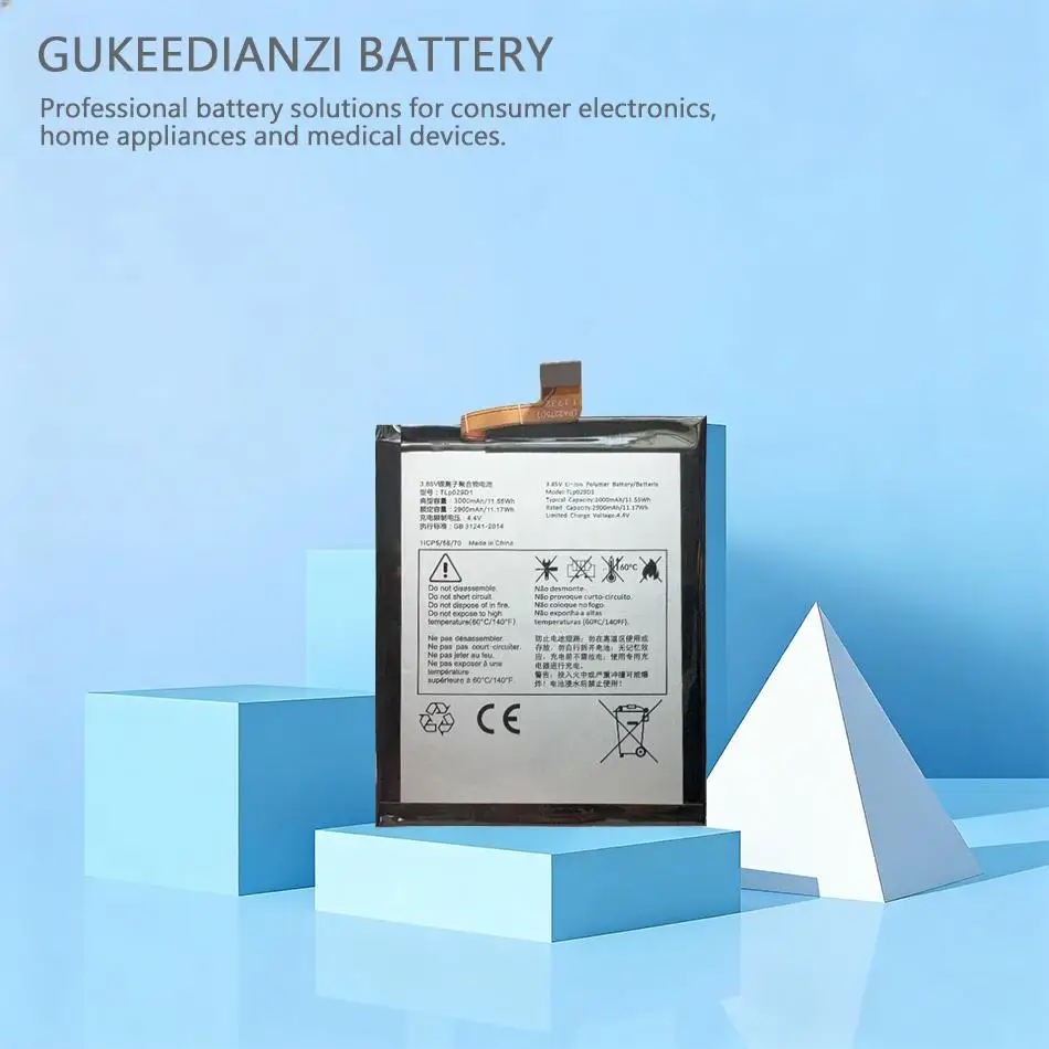 

Аккумулятор для мобильного телефона 3000 мАч TLP029D1 TLP029D7 для Alcatel 3, 3X, 5, TCL V760, Y660, стабильная работа