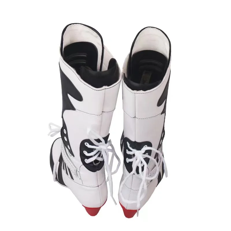 Quinn Cosplay Shoes Boots Female Girls Disguise Women Halloween Carnival Party