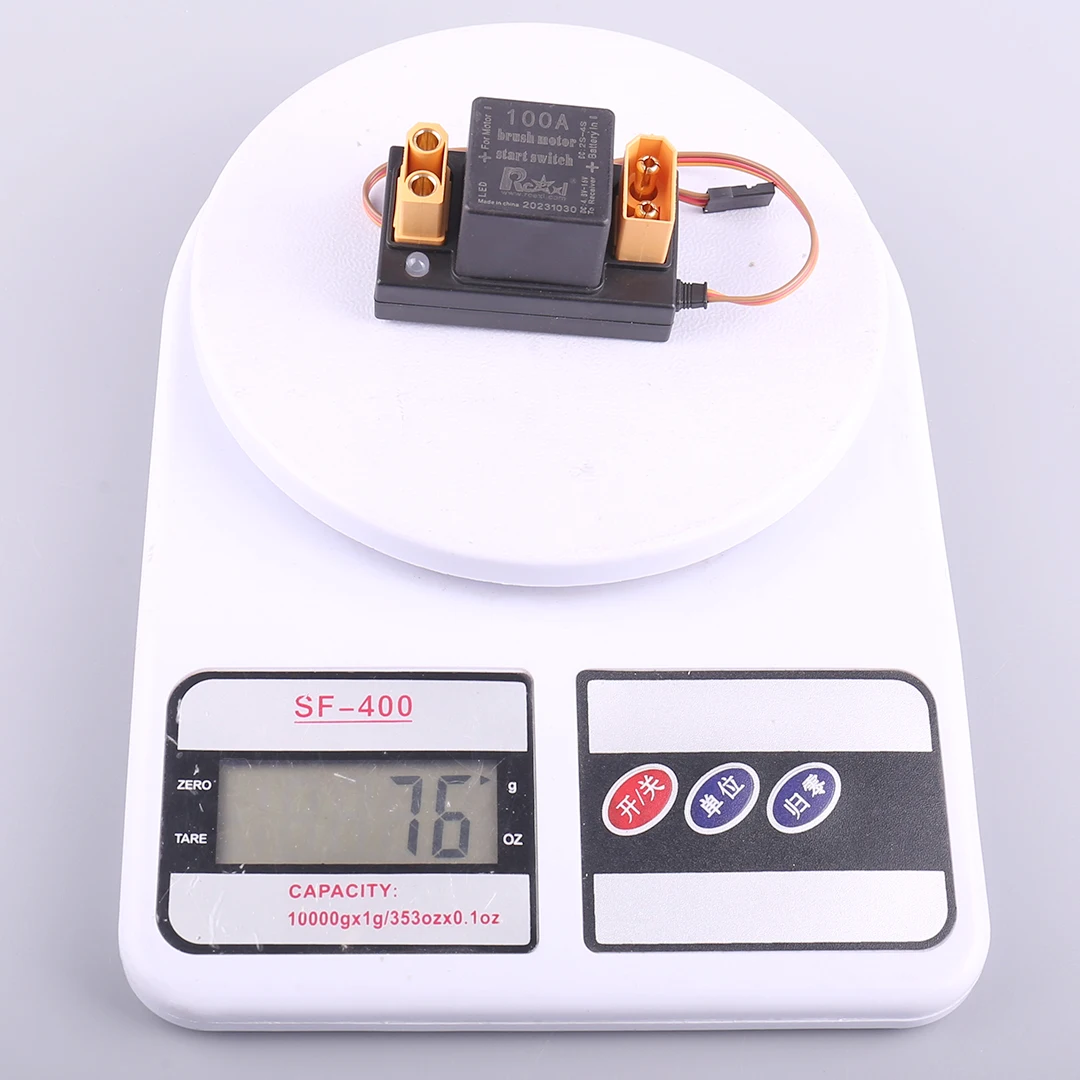 Rcexl 100A Borstel Motor Start Schakelaar V2.0 Elektronische Schakelaar Mechanische Relais Schakelaar Voor Rc Model