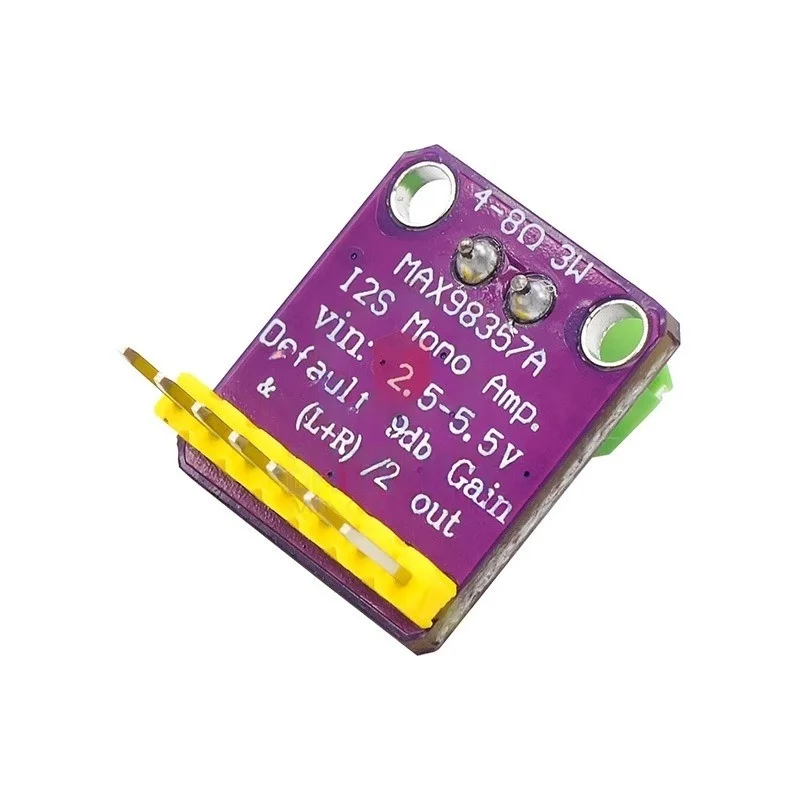 MAX98357 I2S Audio Amplifier Module No Filter D Class Amplification Supports ESP32 Raspberry Pi