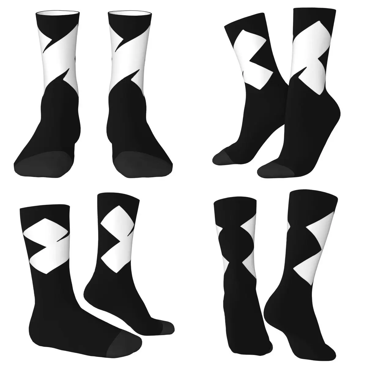 Calcetines Sam y Colby Harajuku Medias súper suaves Calcetines largos para todas las estaciones Accesorios para regalos de Navidad unisex
