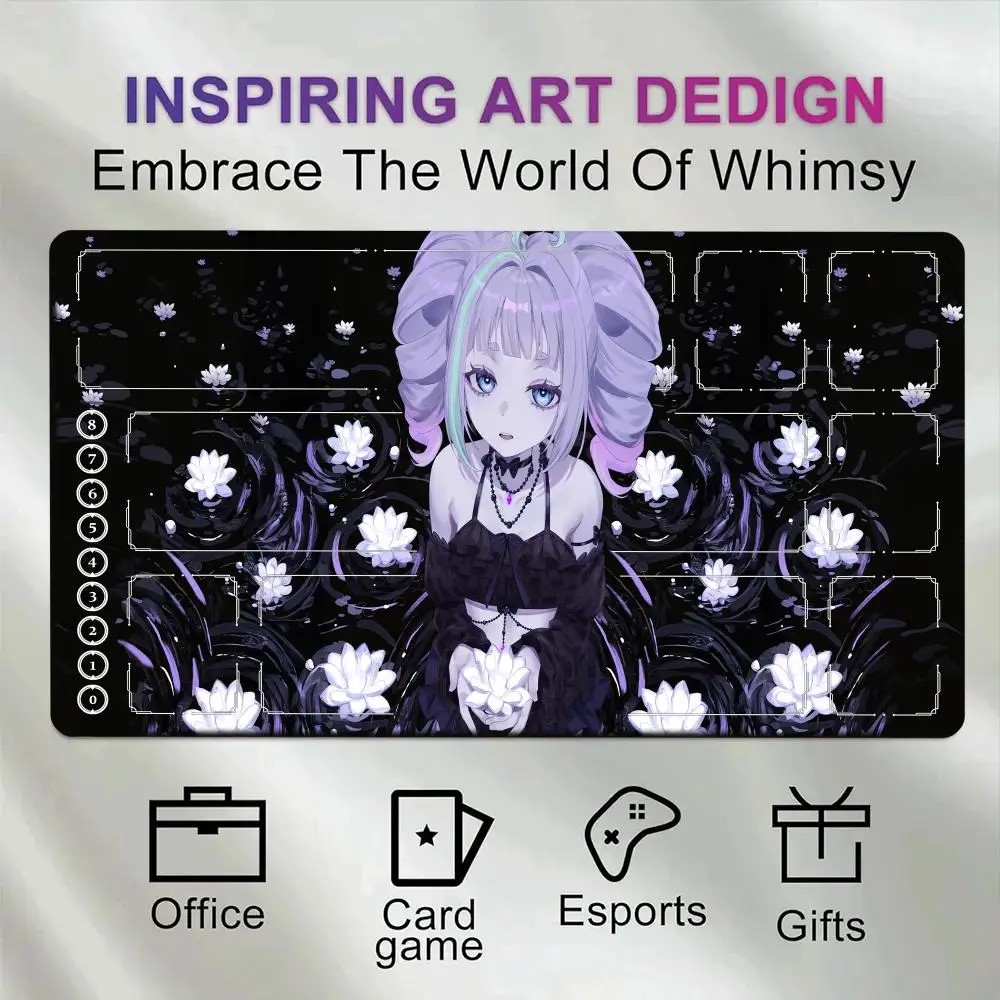 

14*24in riftbound playmat with Magic Zone Game Mats Tabletop rug For MTG TCG Card Battles Commander Gaming Duel deskmat Beginner