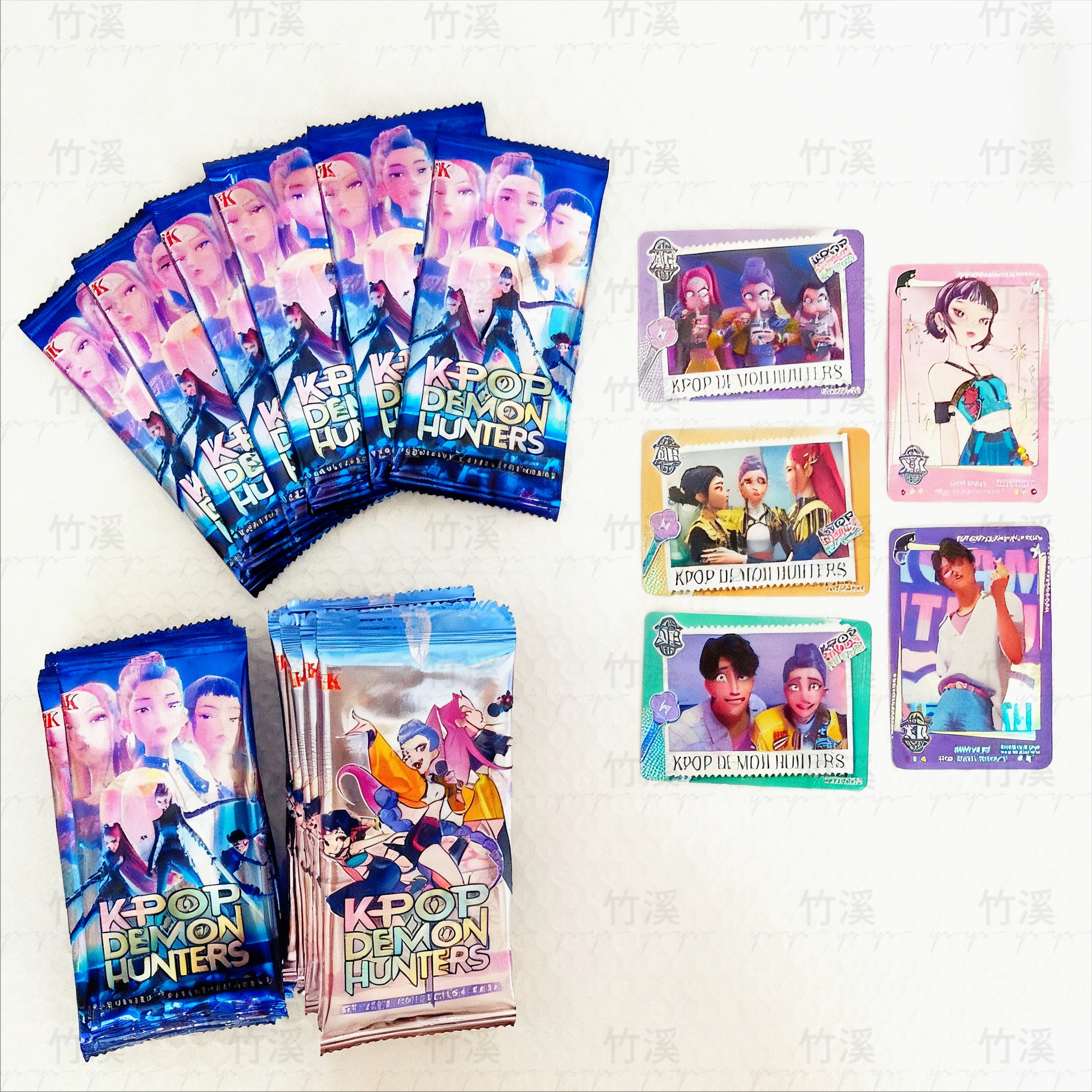 صندوق Huntrix Rumi Mira Zoey Blind - بطاقات Anime Kpop Demon Hunter القابلة للجمع، حقيبة غامضة من رقائق الليزر هدية مفاجئة #4