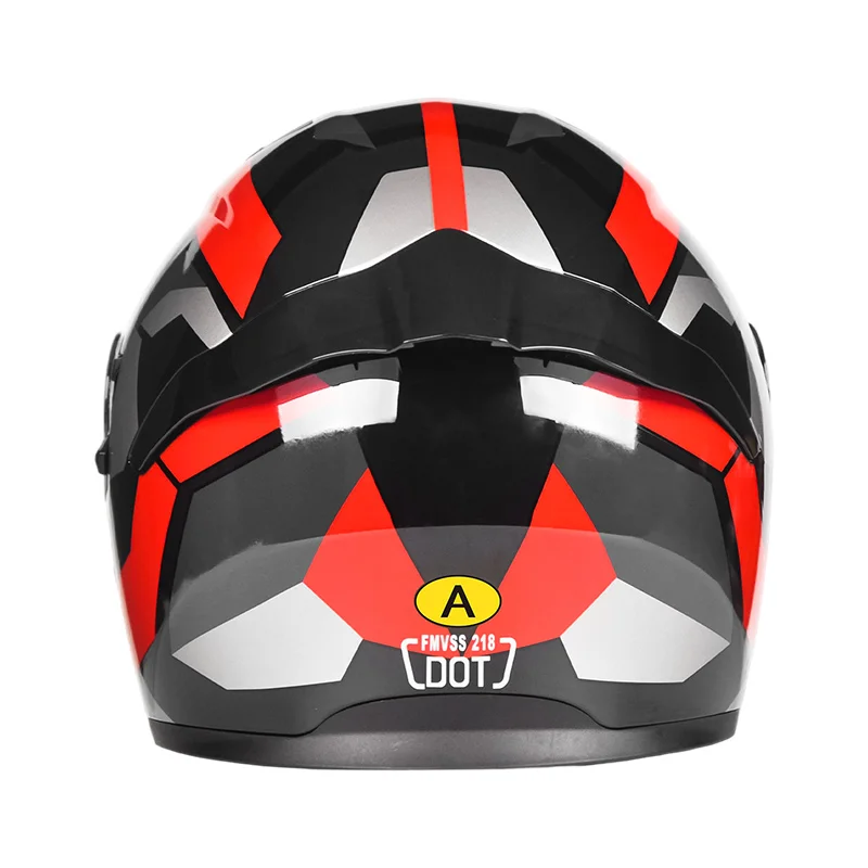 AD Factory DOT Certification Open Face Motorcycle Helmets Dual Visor Helmet Safety Riding Cotton Lined Comfortable Lining Helmet