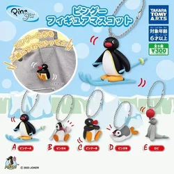 Pingu Figure Gashapon Pinga Action Figure Robby Pingu Anime Doll Kawaii Periphery Toy Christmas Gift for Kids