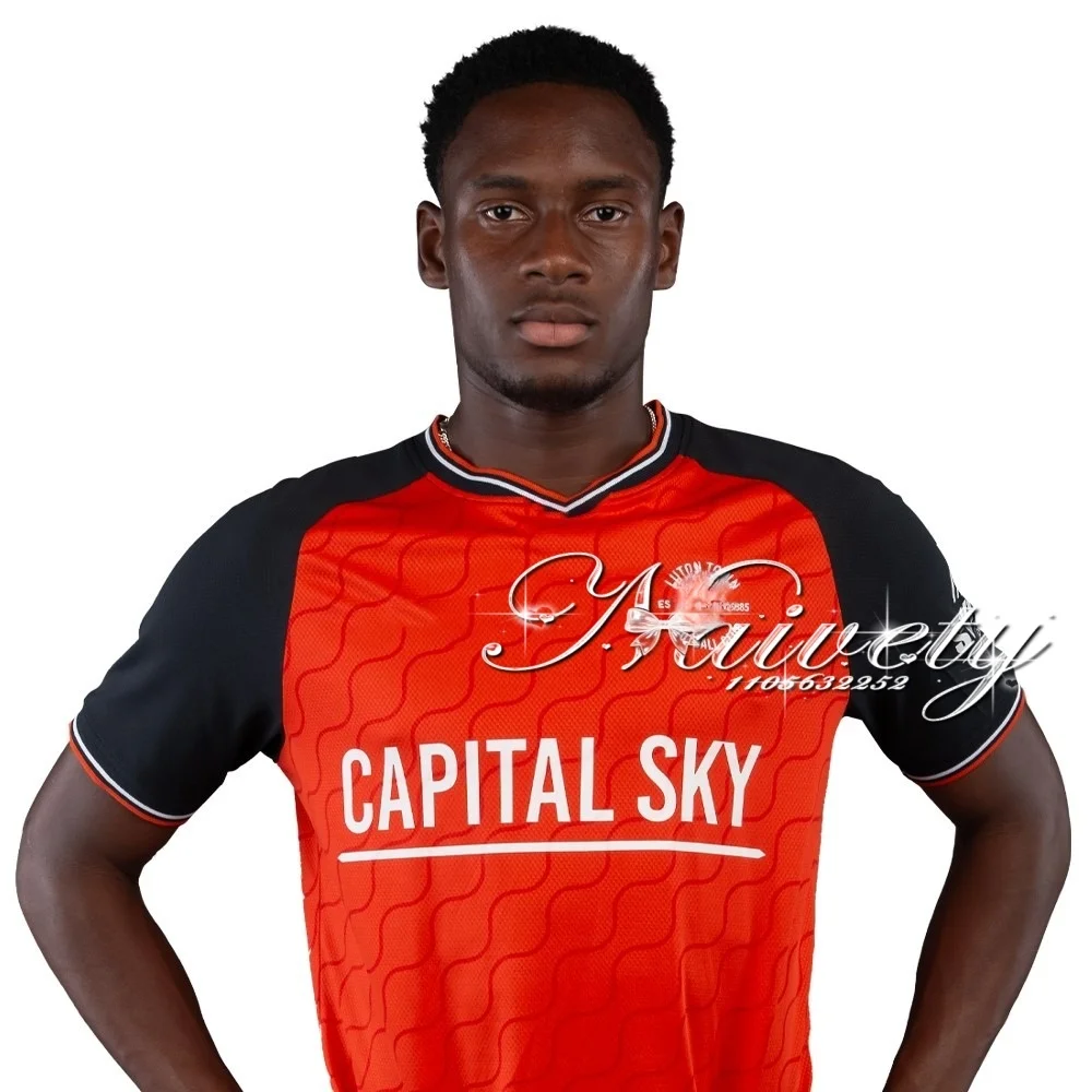 2026 الصيف لوتون تاون مروحة الطبعة المألوف عادية كرة القدم تي شيرت رياضي امتصاص العرق التجفيف السريع جيرسي HD ثلاثية الأبعاد الطباعة #2