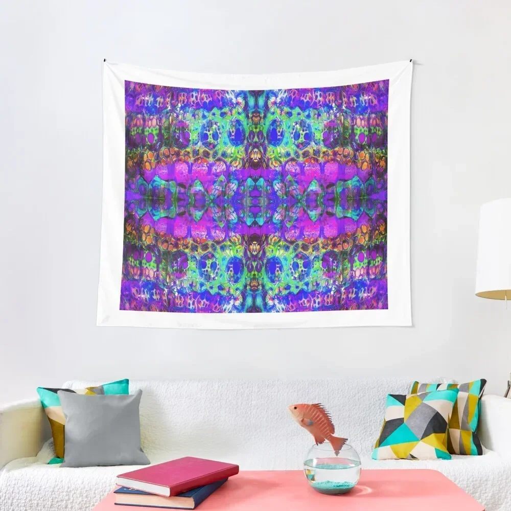 

blacklight madness Tapestry Anime Decor Decoration For Bedroom Bedrooms Decorations Tapestry