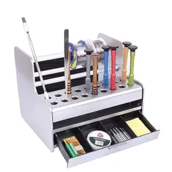 Mainframe Parts Tweezers Screwdriver Storage Box Tool Maintenance Accessories Rack Mobile Phone Repair Storage Box Tool