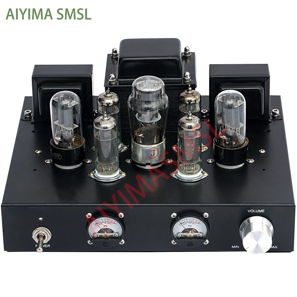 AIYIMA SMSL Handmade HiFi 6P1 Vacuum Tube Amplifier Integrated Stereo Single-ended Class A Headphone Amp Sound Tube Amplifier