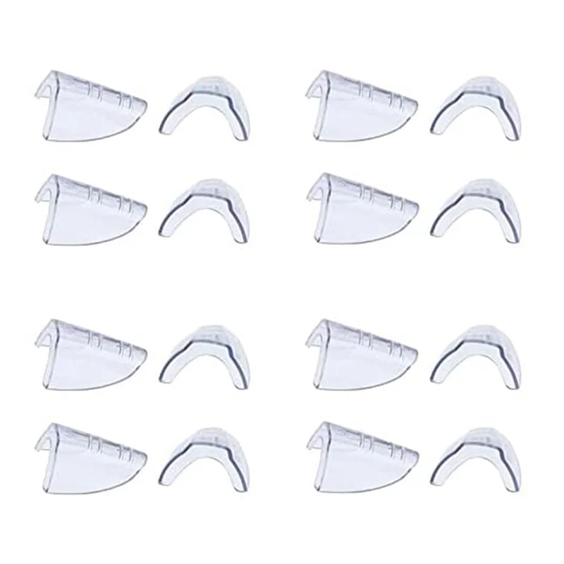 

AAAEL-8 Pairs Eye Glasses Side Shields Slip On Clear Side Shield For Safety Glasses