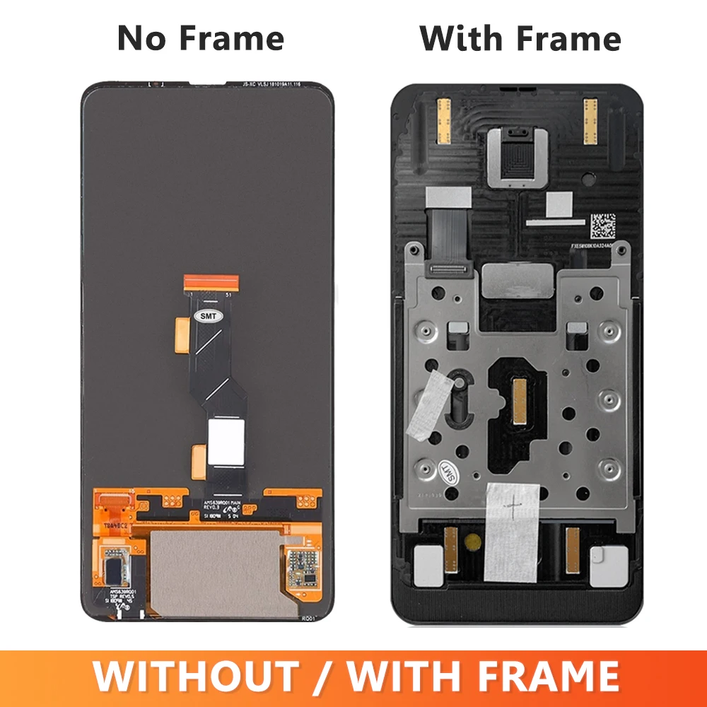 OEM 100% Test Screen for Xiaomi Mi Mix 3 M1810E5A Lcd Display Touch Screen Assembly Replacement for Xiaomi Mi Mix3 With Frame