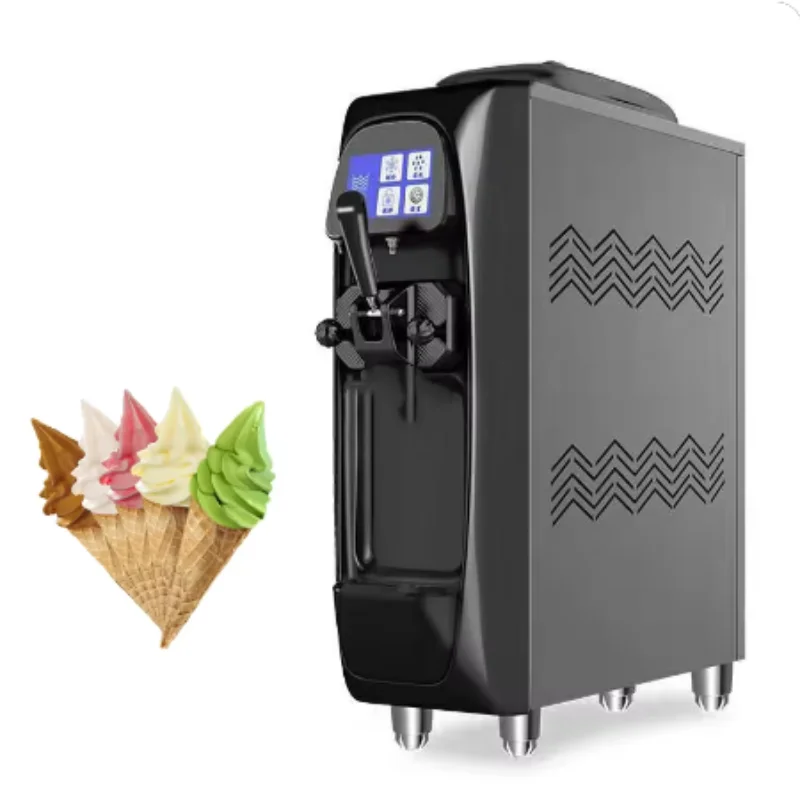 

Single Head Soft Serve Ice Cream Machine Commercial Sundae Makers Small Desktop Vending 220V