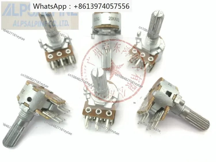 10pcs Dual A20K potentiometer RK16312APC2R Marantz audiophile amplifier with 20 axes of volume