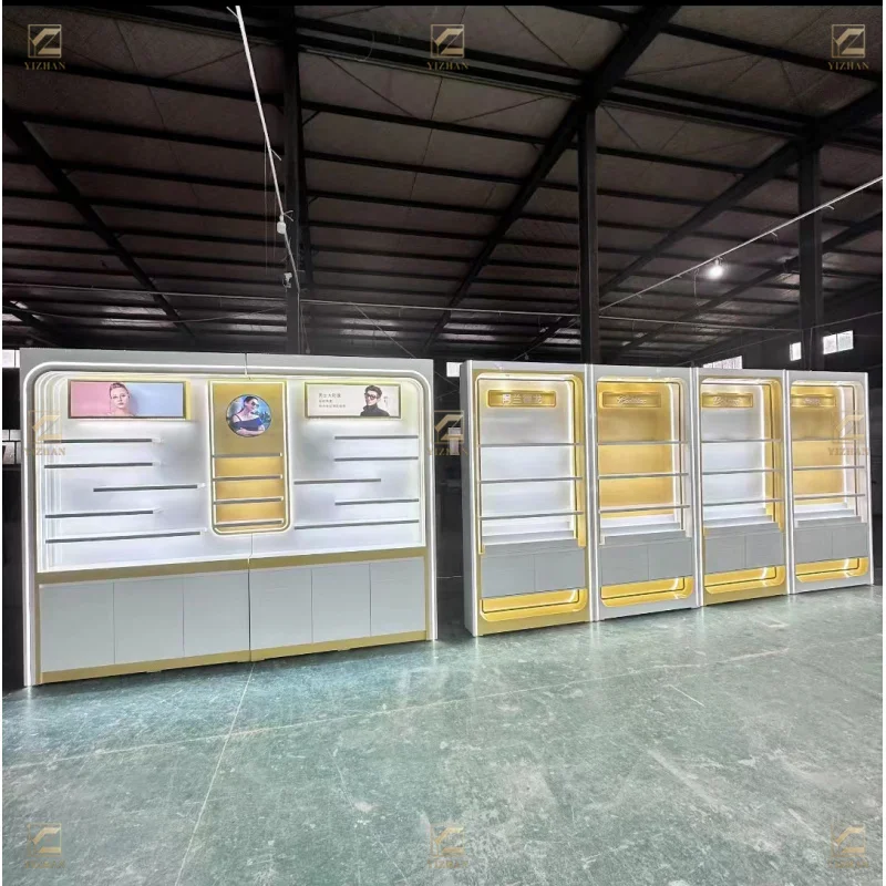 Custom.Display رف خزانة التخصص البصرية متجر الأثاث عرض النظارات الشمسية جدار خزانة عرض الرف #2