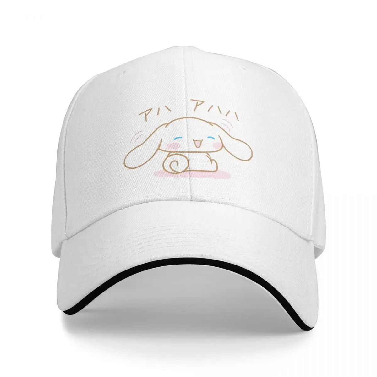 Cinnamoroll Sanrio Happy Baseball Caps Hoge Kwaliteit Effen Hoed Mannen Vrouwen Hiphop Snapback Hoed