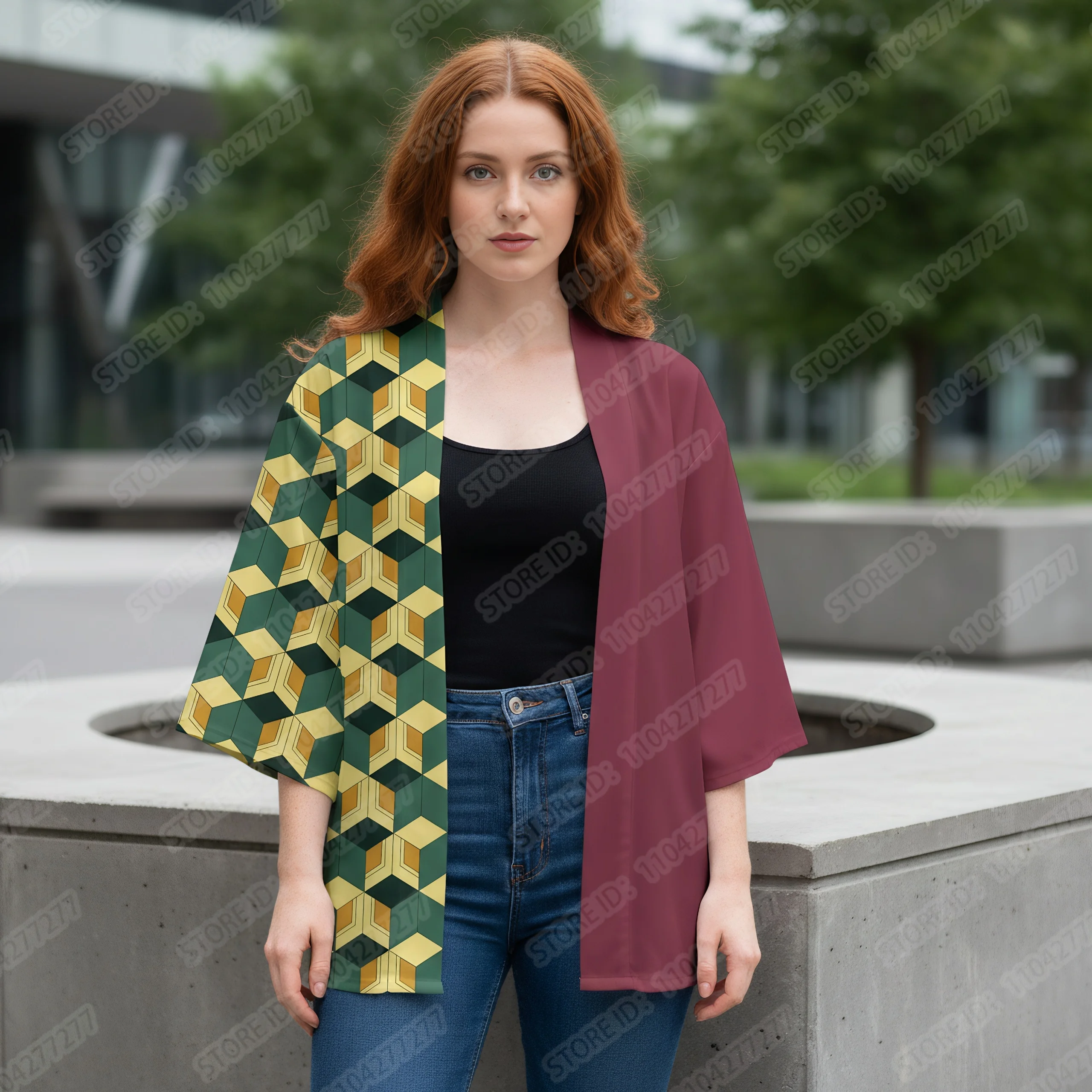 انمي ياباني تانجيرو كامادو كوسبلاي كيمونوس للرجال والنساء عباءة صيفية هاوري كامادي نيزوكو رداء ملابس كوتشو شينوبو كيمونو