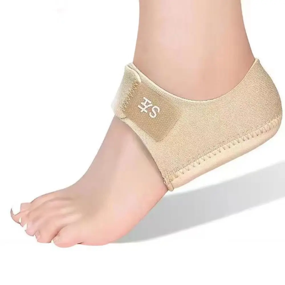 Soft Silica Gel Heel Cover Cushioning Washable Heel Shock Absorbers Footcuff Warm Foot Arch Pads Male