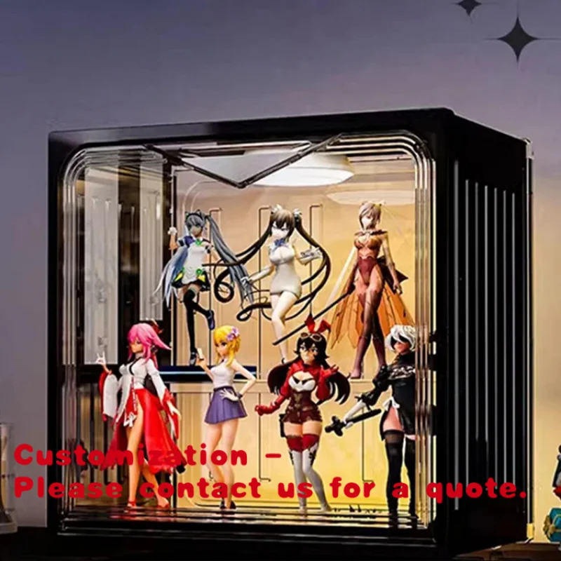 

Customize.Modern Tiered Storage Display Box with Multi-storey Acrylic Shelves Toy Figures