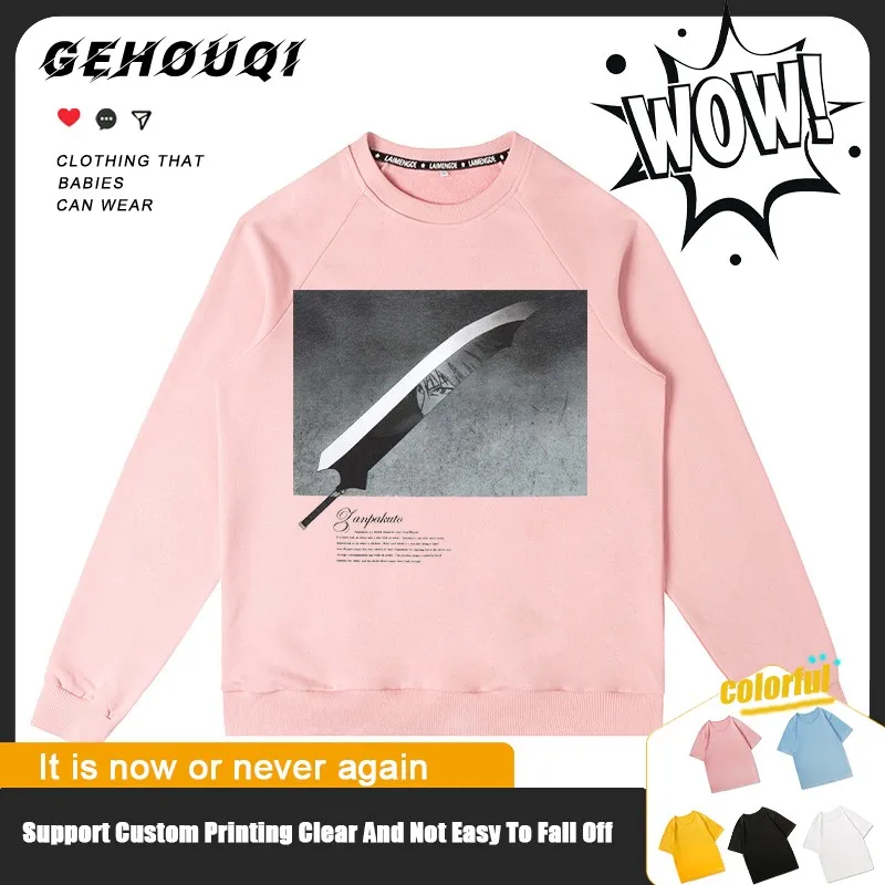 2024 baru Death Co sweatshirt pria leher bulat pasang merek kurrozaki Ichigo musim dingin Shilang Anime sekitar pemutih pasang